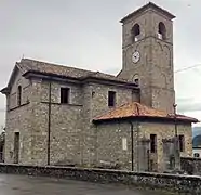 Iglesia entre Fornovo di Taro y Cassio.