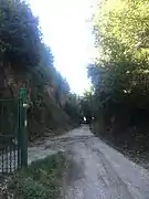 El camino entre Viterbo y Vetralla.