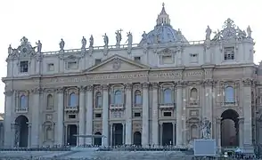 La Basílica de San Pedro.