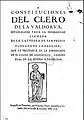 Constituciones de la hermandad de San Pedro de la Valdorba (1712)