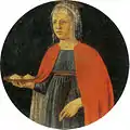 Piero della Francesca: Sant'Agata en el Políptico de San Antonio, de Piero della Francesca.