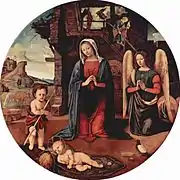 Piero di Cosimo, Adoración del Niño Jesús