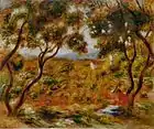 Pierre-Auguste Renoir, Viñas en Cagnes, 1908.