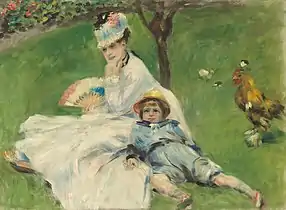 Pierre-Auguste Renoir, Madame Monet y su hijo, Galería Nacional de Arte