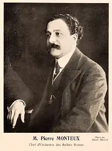 Retrato de Pierre Monteux, alrededor de 1911.