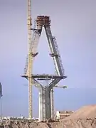 Detalle de la construcción de la torre 13