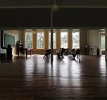 View of inside of a restored school