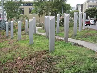 Parque del Triángulo Rosa en el Distrito Castro de San Francisco rinde homenaje a las víctimas del holocausto LGBT.