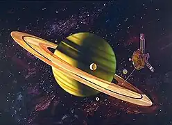Pioneer 11Primer sobrevuelo sobre Saturno