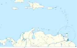 Distribución geográfica de la pava de Trinidad.