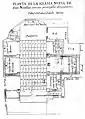 Plano de la tercera iglesia 1729