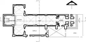 Plano arquitectónico del edificio