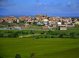 Vista de la localidad de Les Pallargues, donde tiene su sede el ayuntamiento.