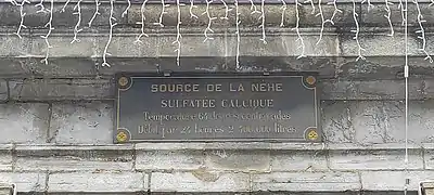 Placa de la Fontaine Chaude (Dax)