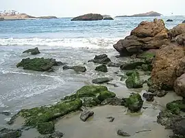 Vista del mar de la Playa de Tuquillo, Huarmey.