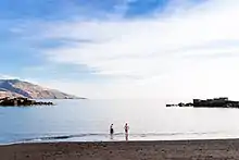 Playa principal de Los Cancajos.