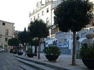 Plaza Mayor de Jaraíz de la Vera.