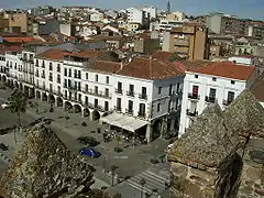 Plaza Mayor de Cáceres (Extremadura, España).