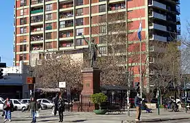 Plazoleta Pringles y Monumento a Bernardo de Monteagudo