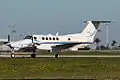 Beechcraft B200 Super King Air del SMA en el Aeropuerto de Lisboa.