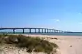 Puente de la Isla de Ré desde Sablanceau/ Rivedoux-Plage.