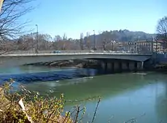 Vista del Puente Regina Margherita en Turín.