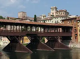 Ponte Vecchio en Bassano del Grappa, obra de Palladio