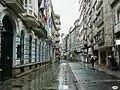 Tramo de la calle cerca de la plaza de España