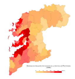 Densidad de población (2018)