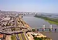 Puente del Lago Guaíba, en Porto Alegre, Brasil.