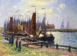 Puerto de Volendam, ca 1895