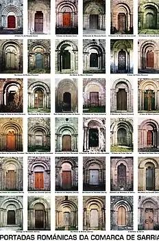 Portadas románicas de la Comarca de Sarria