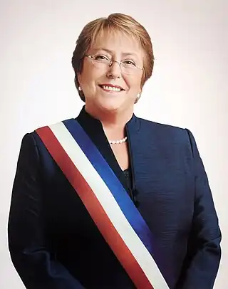 Michelle Bachelet(2006-2010 y 2014-2018)
