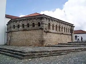 Esquina noreste del edificio.