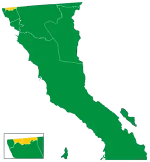 Elecciones federales de México de 2012 en Baja California