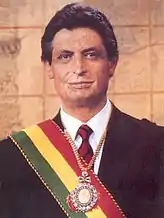 Jaime Paz Zamora(1989-1993)15 de abril de 1939 (84 años)