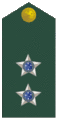 Insignia de Teniente primero del Ejército Brasileño.