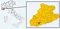 Seborga en Italia y en la provincia de Imperia