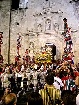 La fiesta de «la Mare de Déu de la Salut» de Algemesí - España.