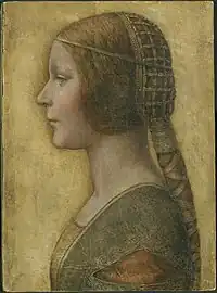 Bianca Sforza (1482-1496), hija de Ludovico Sforza y Bernardina de Corradis.