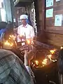 Promesantes, procesión de San Benito de Palermo en la Iglesia de San Francisco (2018).