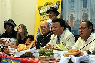 Pregón de la Festialcachofa, un evento dedicado a la alcachofa en Concepción, Perú