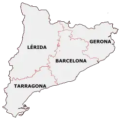 Provincias de Cataluña