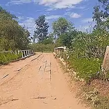 El llamado "Puente de la Traición", lugar donde emboscaron a Velazquez