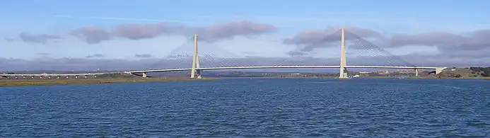 Vista desde el nivel del río.