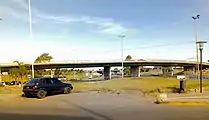 Vista de los puentes del Cruce Varela desde Hipólito Yrigoyen entre Cno. Gral. Belgrano y Av. Calchaquí.