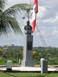 Busto en Puerto Maldonado.
