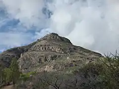 El "Picacho" del Cerro del Muerto.