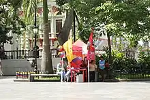 "Punto Rojo" simpatizantes chavistas