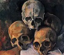 Pirámide de cráneos (1898-1900), de Paul Cézanne, colección privada